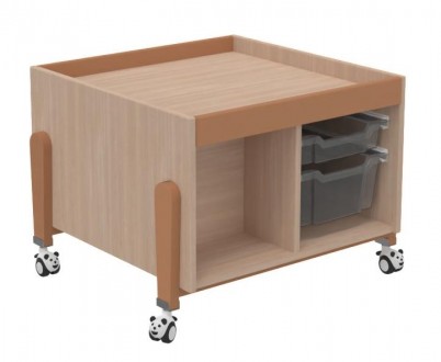 Table d'activité avec tiroirs k’briol